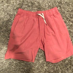 Fair Harbor salmon flex shorts, medium, brand new
